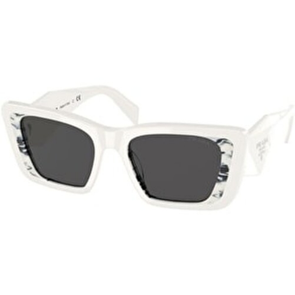 NEW PRADA PR08YSF WOMEN'S WHITE SUNGLASSES  PR 08YSF 02V5S0 NEW PR08YS - Picture 3 of 12
